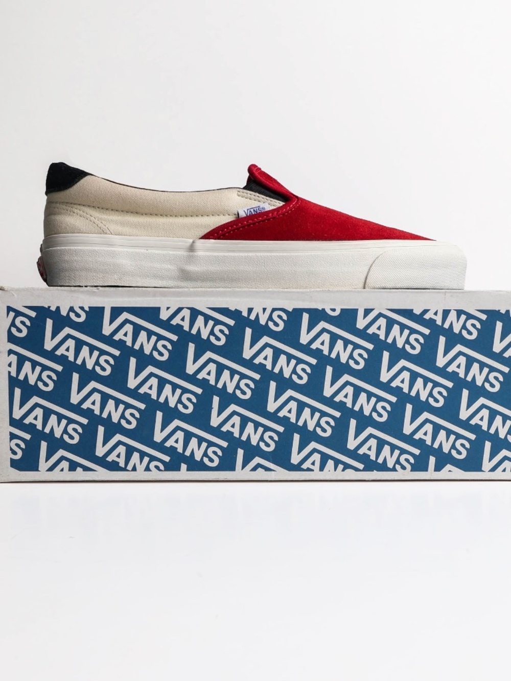 Super Rare Vans Vault OG 59 LX Red Dahlia Slip-On shoes